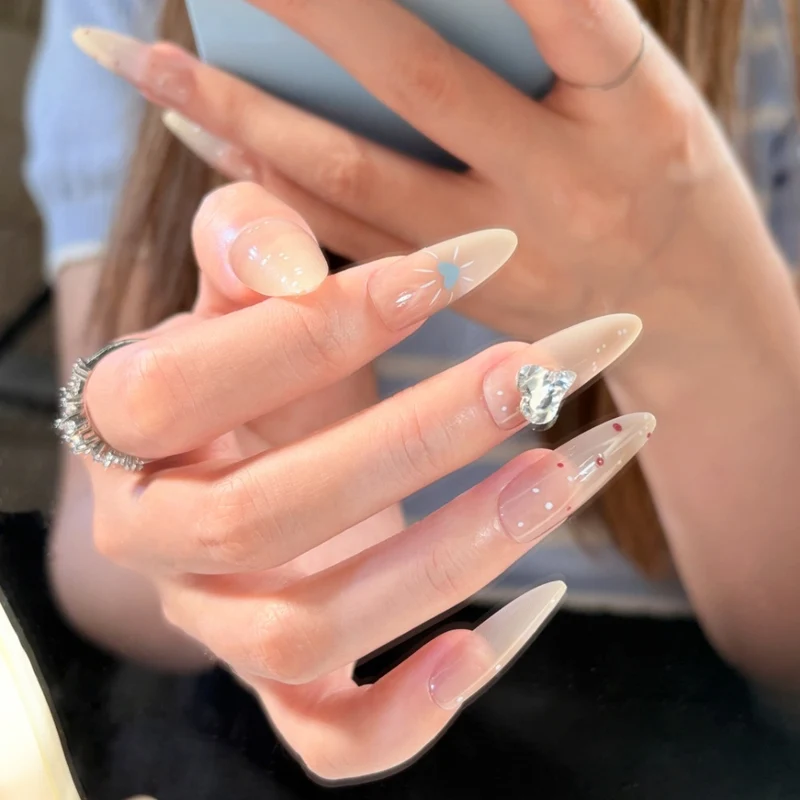 Dekoratives Stiletto Press-On Nail Art Set