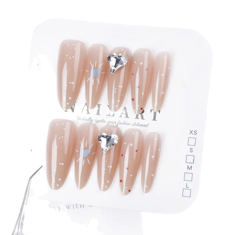 Dekoratives Stiletto Press-On Nail Art Set