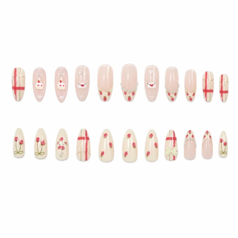 Dekoratives Stiletto-Nagelset