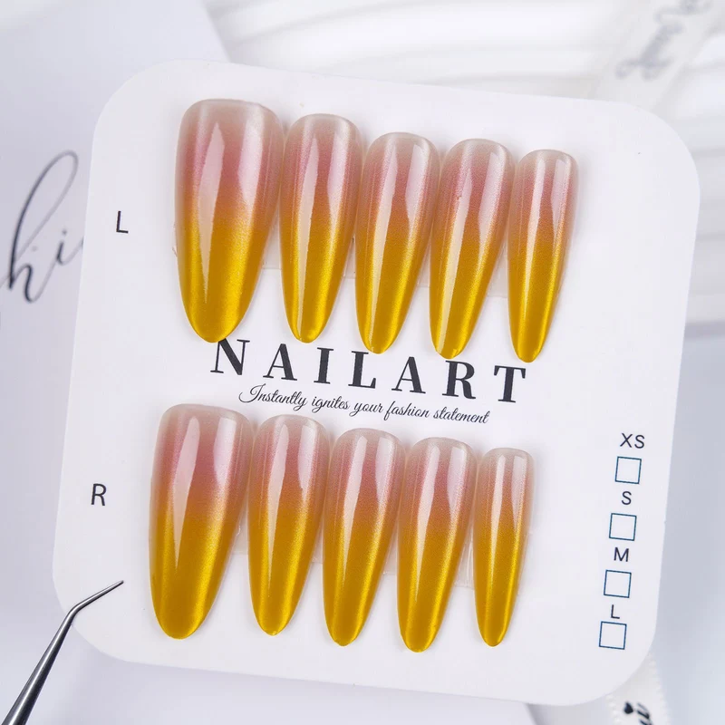 Dekorative Press-On Nagelset