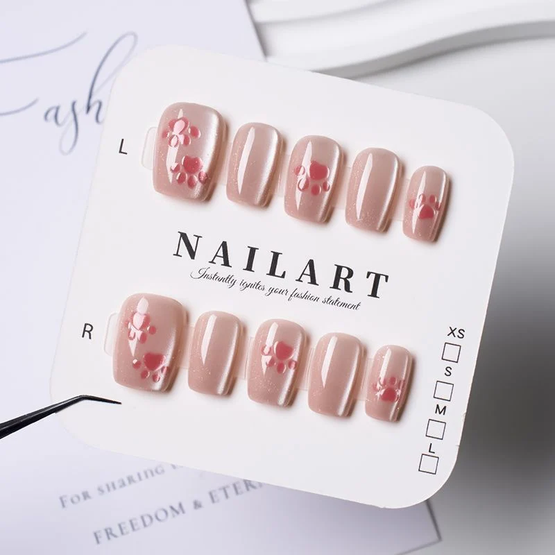 Dekorative Press-On Nagelset
