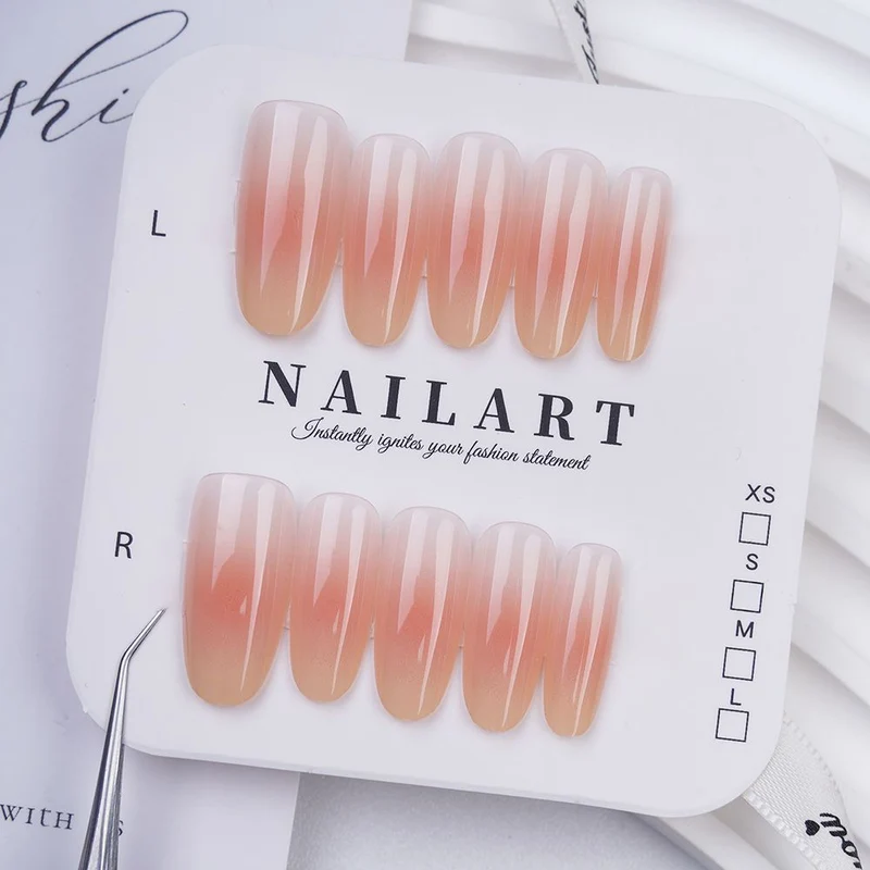 Dekorative Press-On Nagelset