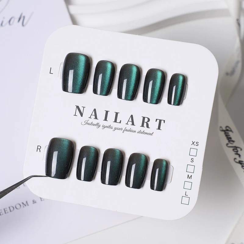 Dekorative Press-On Nagelset