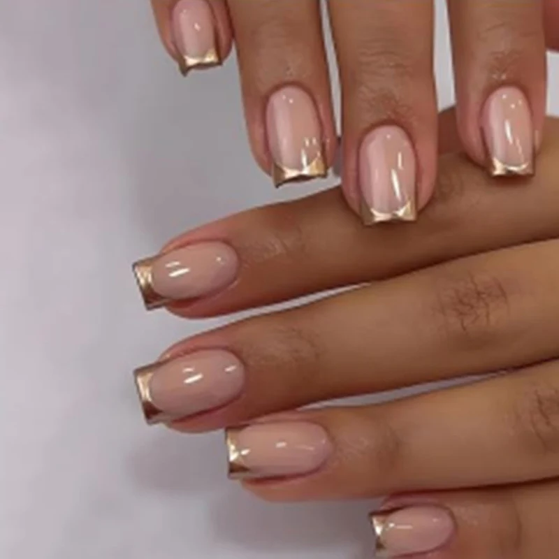 Dekorative Glitter Nagelkunst Verlängerungen