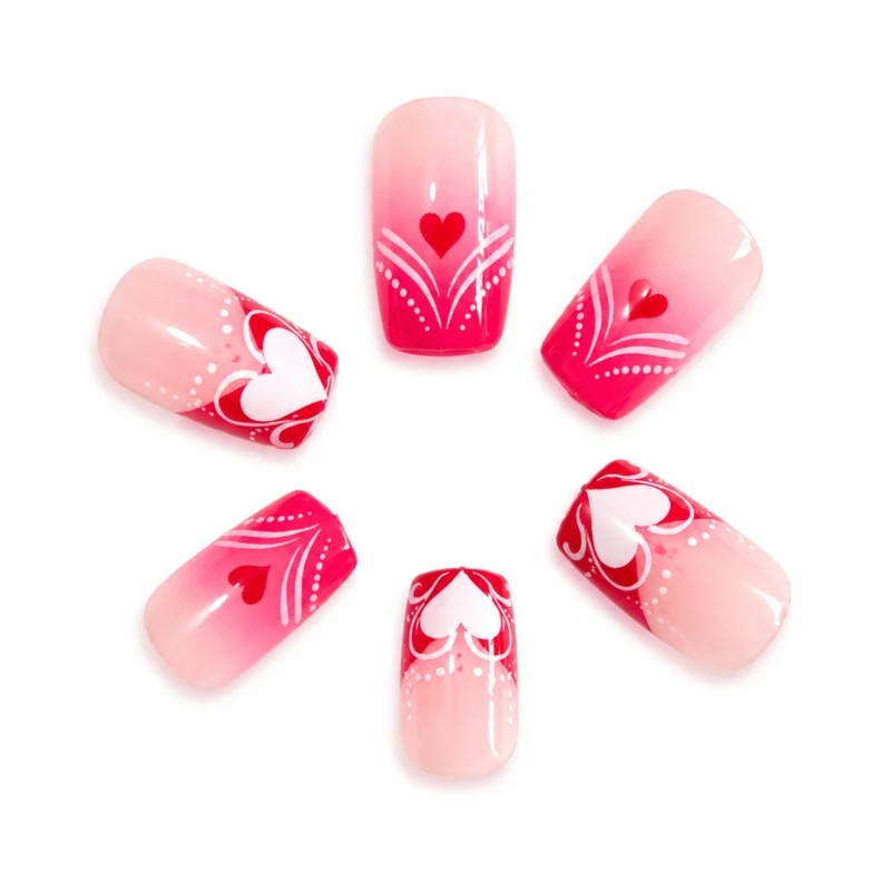 Dekorative Gel-Nagelverzierungen
