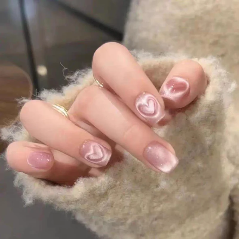 Dekorative Emaille Nagelkunstverlängerungen