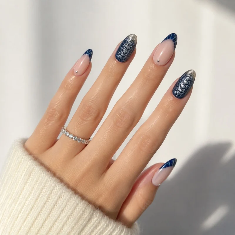Dekorative Acryl-Nagelverlängerungen