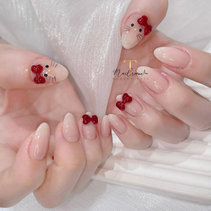Künstlerische Stiletto-Nagelverbesserungen