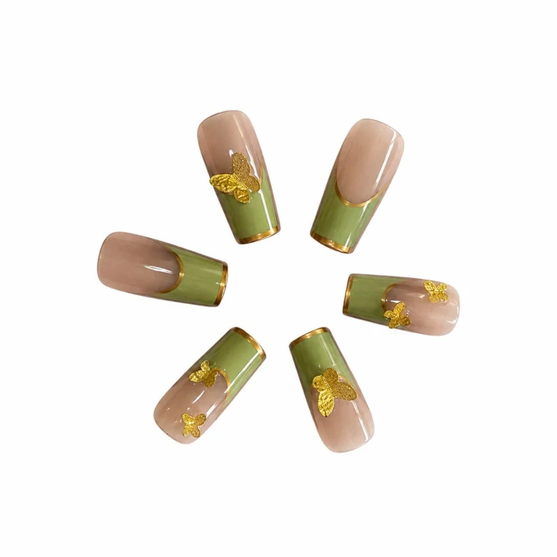 Künstlerische Press-On Nageldesigns