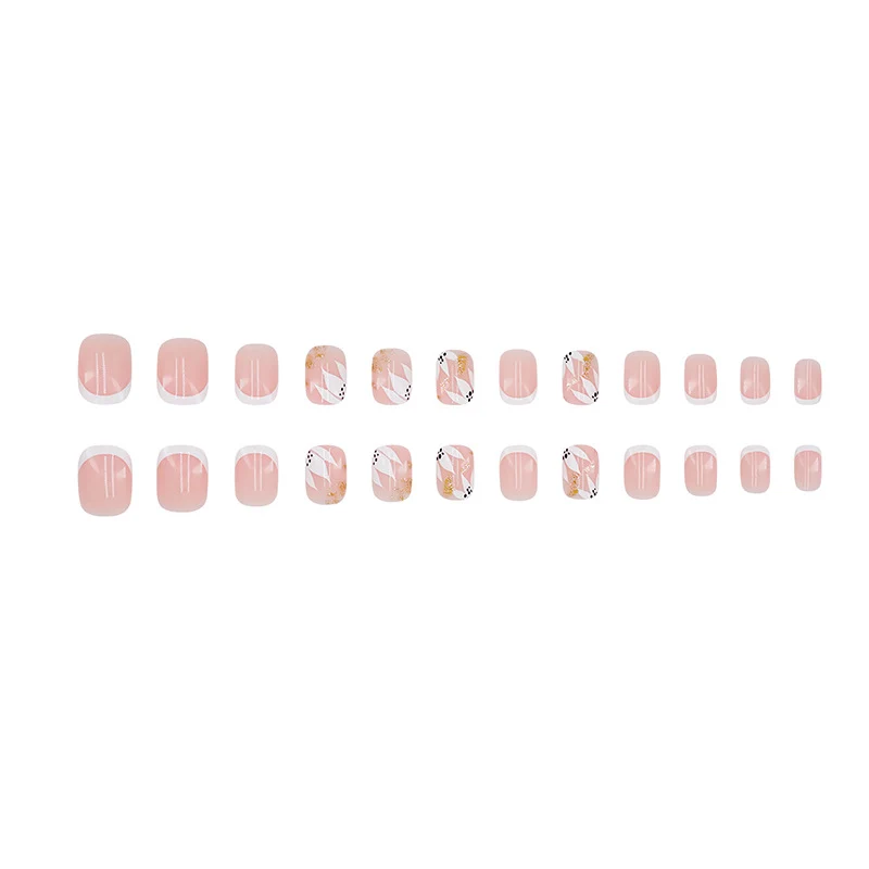 Künstlerisches Press-On-Nageldesign
