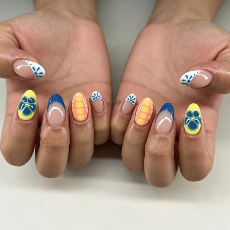 Künstlerisches Nageldesign