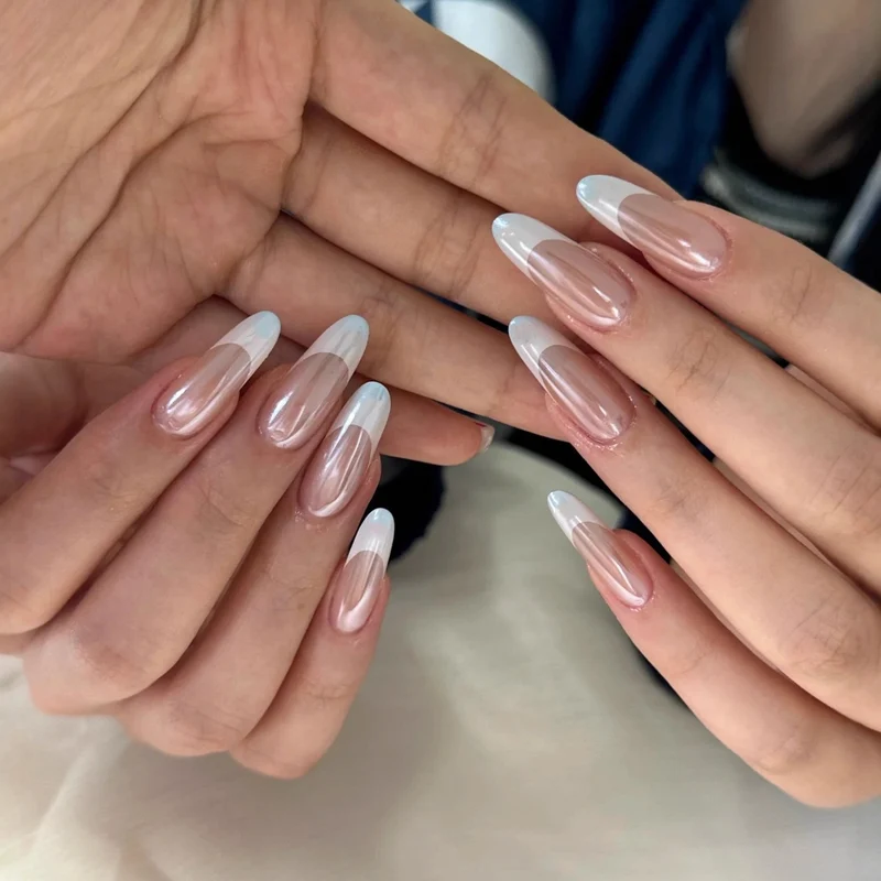 Künstlerische Lange Stiletto Press-On Nägel