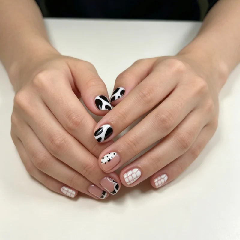 Abstract Art Nagelset