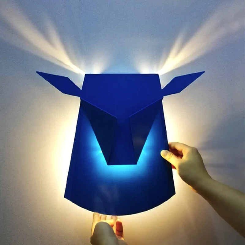 Kreative tierische Wandlampe