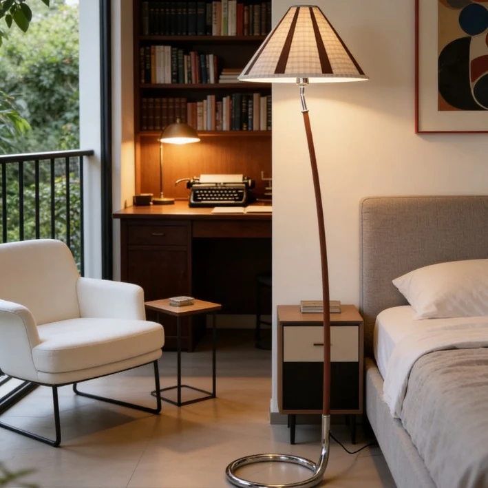 Stilvolle Bogen Stehlampe