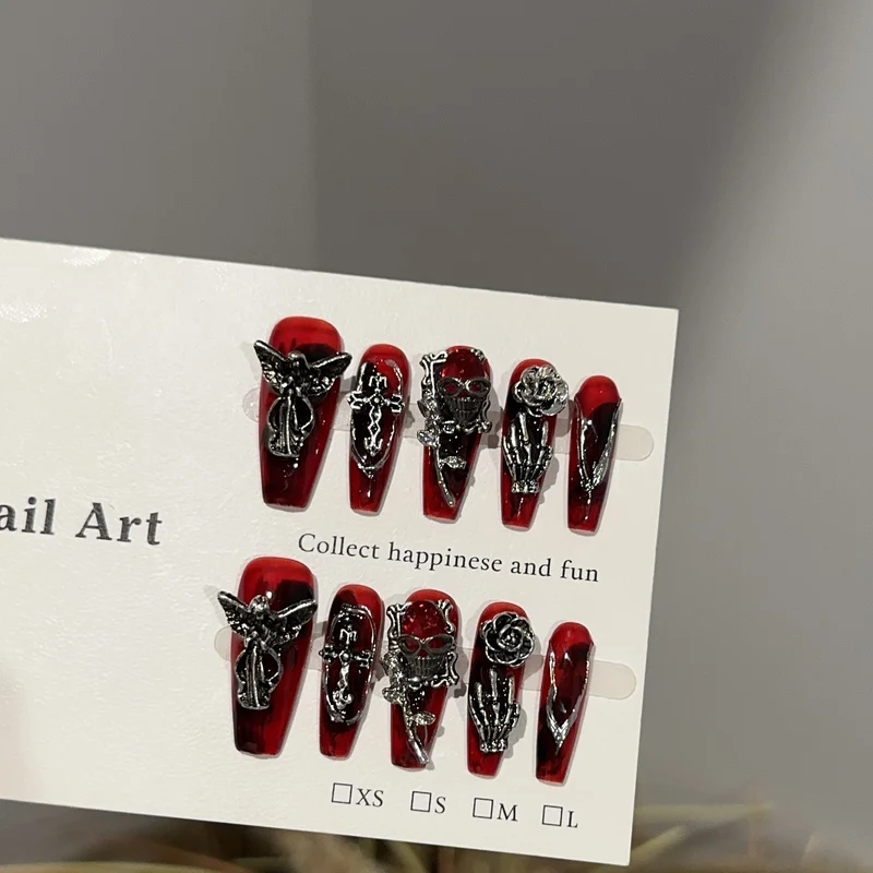 Gothic-Themen Press-On Nagelset