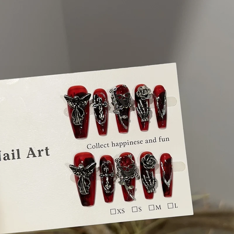 Gothic-Themen Press-On Nagelset