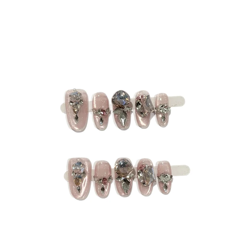 Glitzerndes Press-On-Nagel-Set