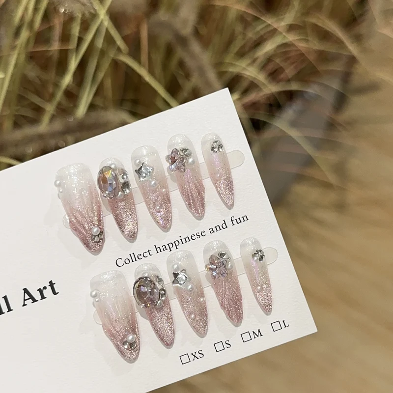 Gleitende Stiletto-Nagelkunst-Set