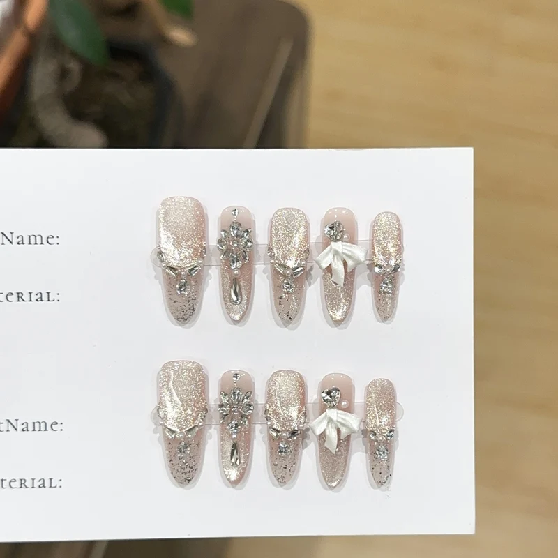 Glamouröse Press-On Nagelset