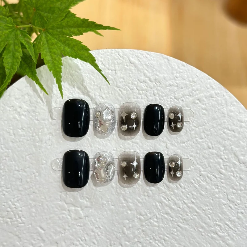Glamouröse Press-On Nagelset