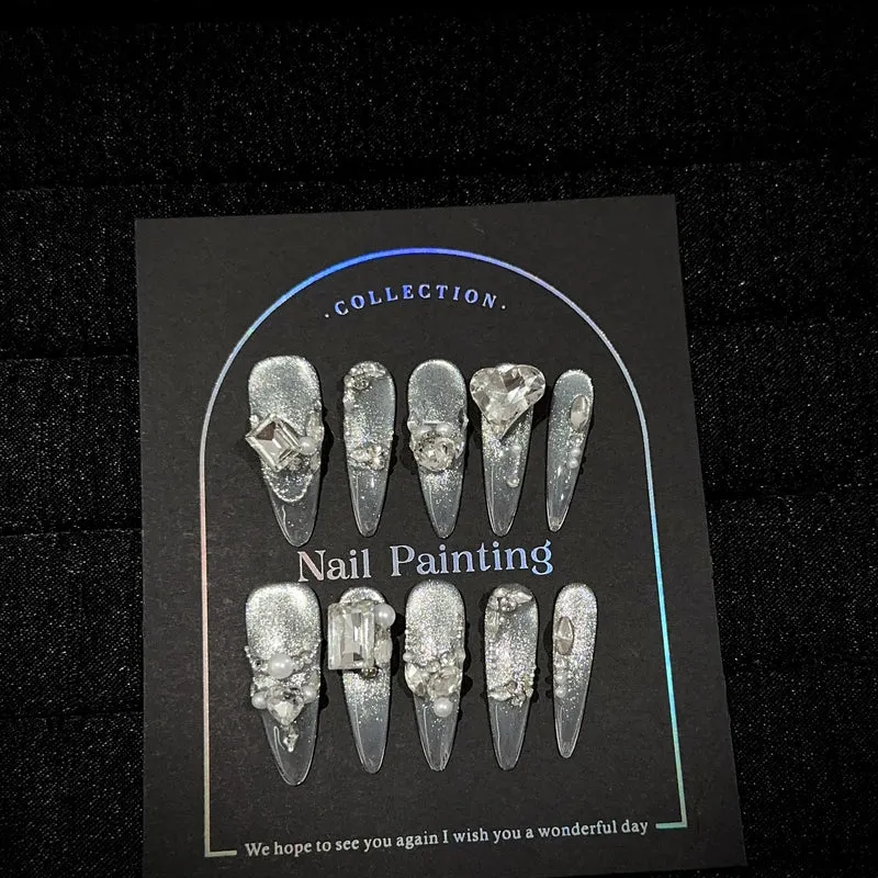 Glamouröse Dekorative Nagelkunst Kollektion