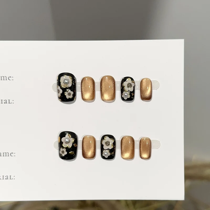Blumen Design Druck-Nägel