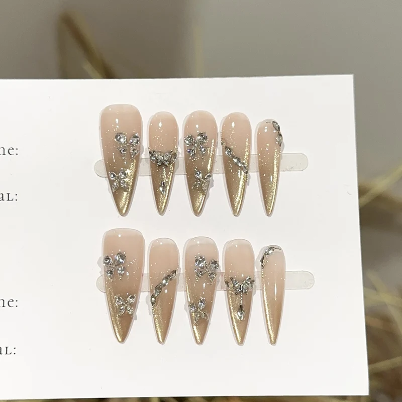 Elegantes Press-On-Nagelset
