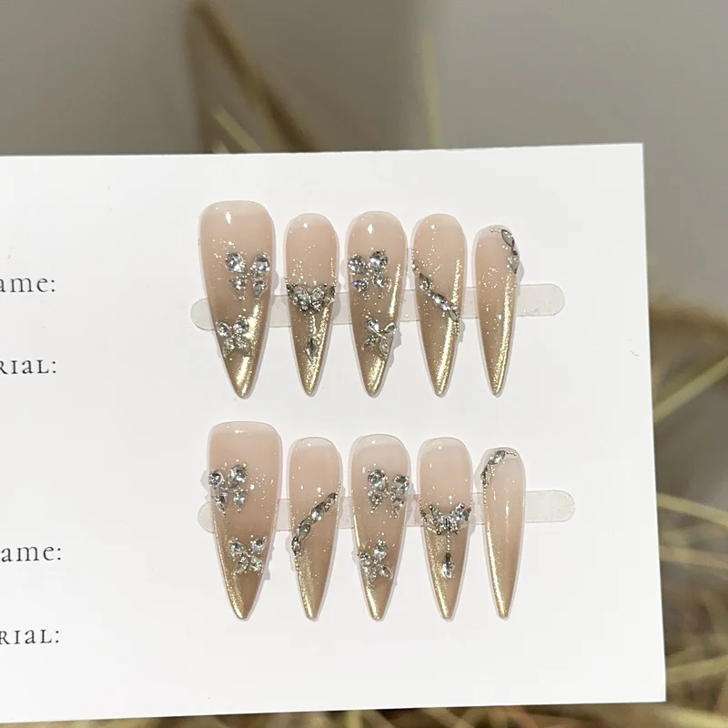 Elegantes Press-On-Nagelset