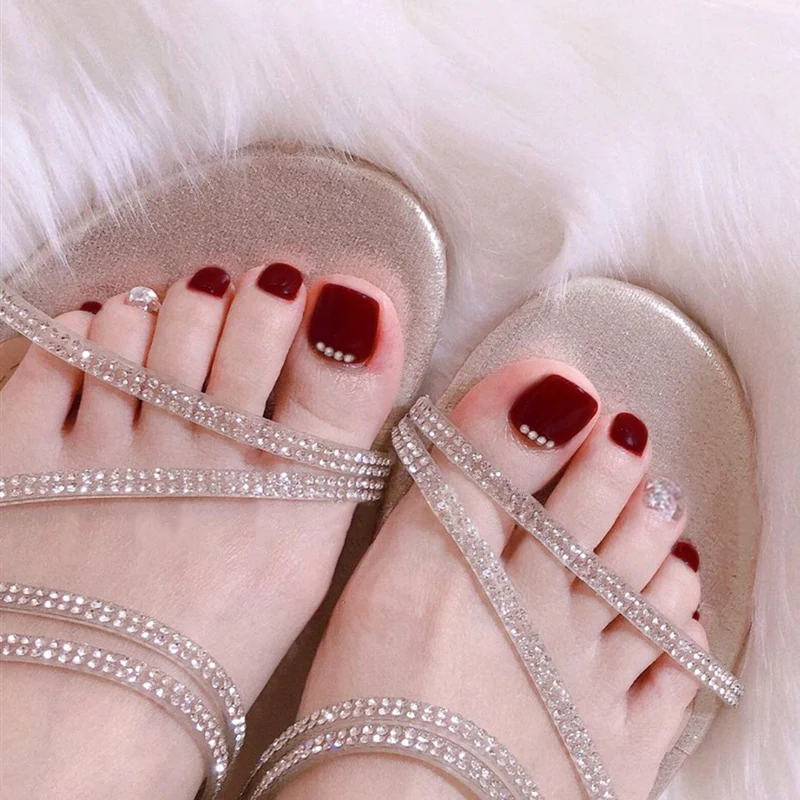 Elegante mit Strass verziert Flip-Flops