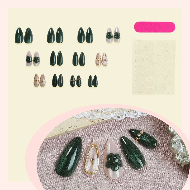 Elegantes Press-On Nail Set von