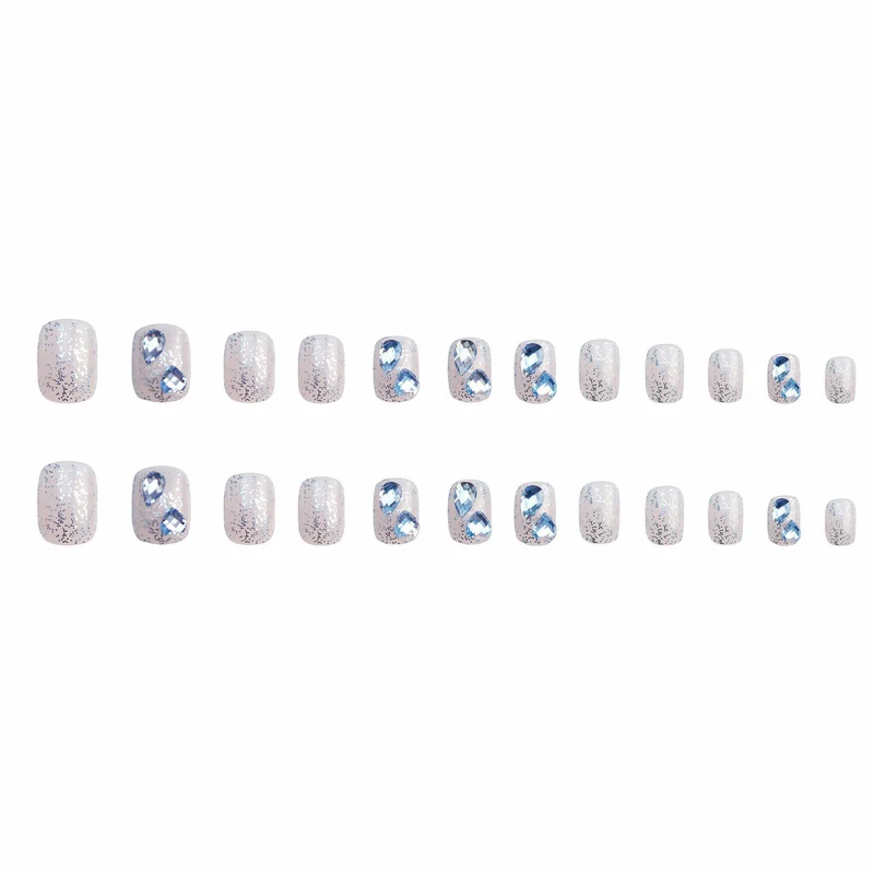 Elegantes Metallic Press-On Nail Set