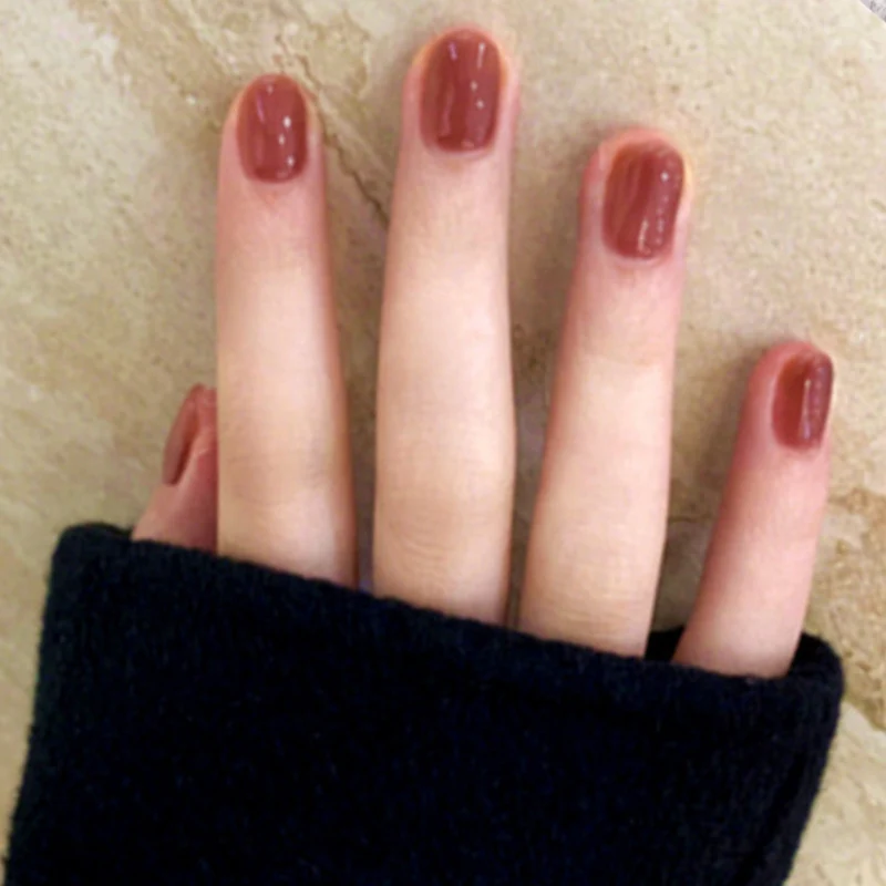 Elegante Glänzende Press-On Nagelkollektion