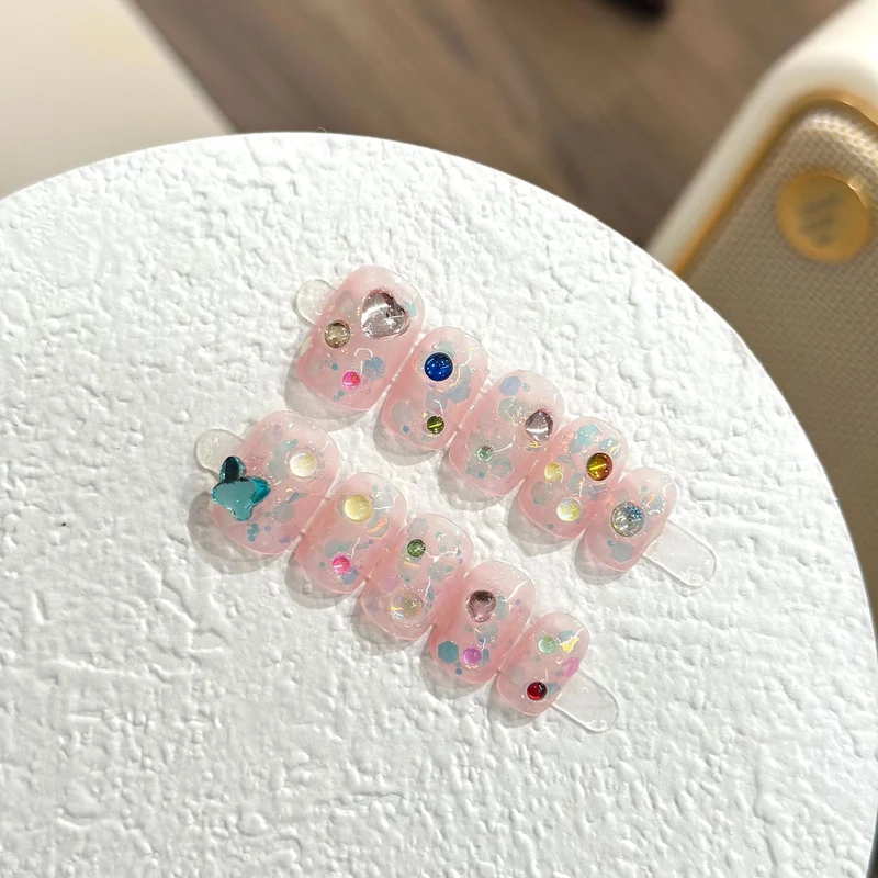 Künstlerische dekorative Press-On Nägel