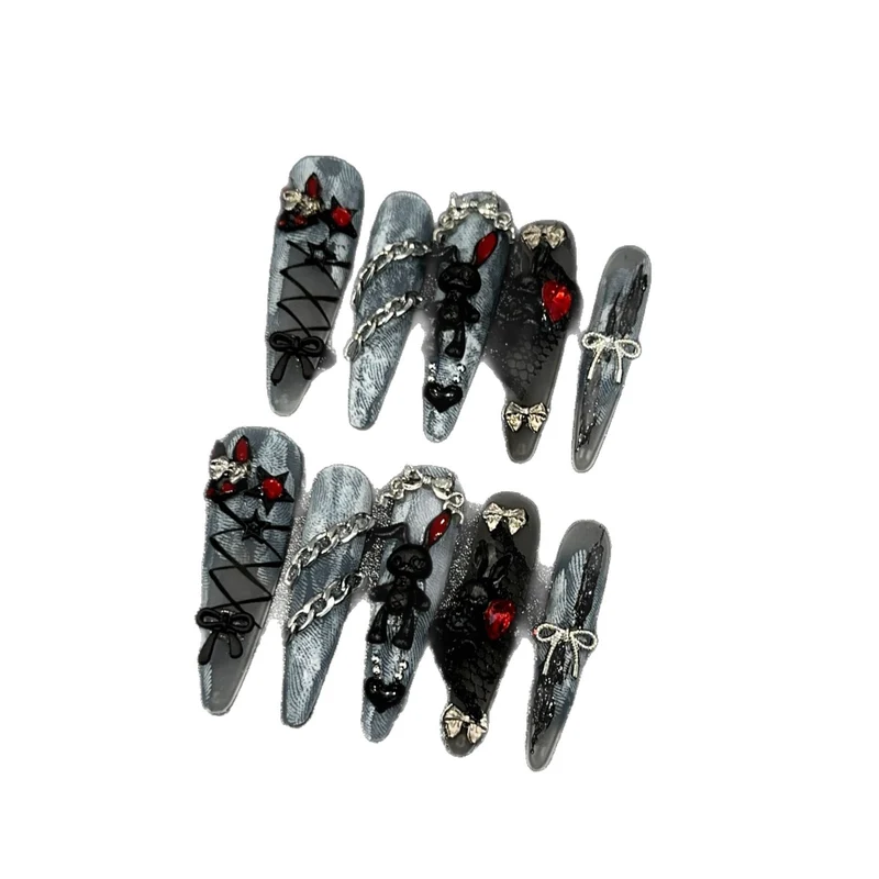 Künstlerische Acryl-Nageldesigns