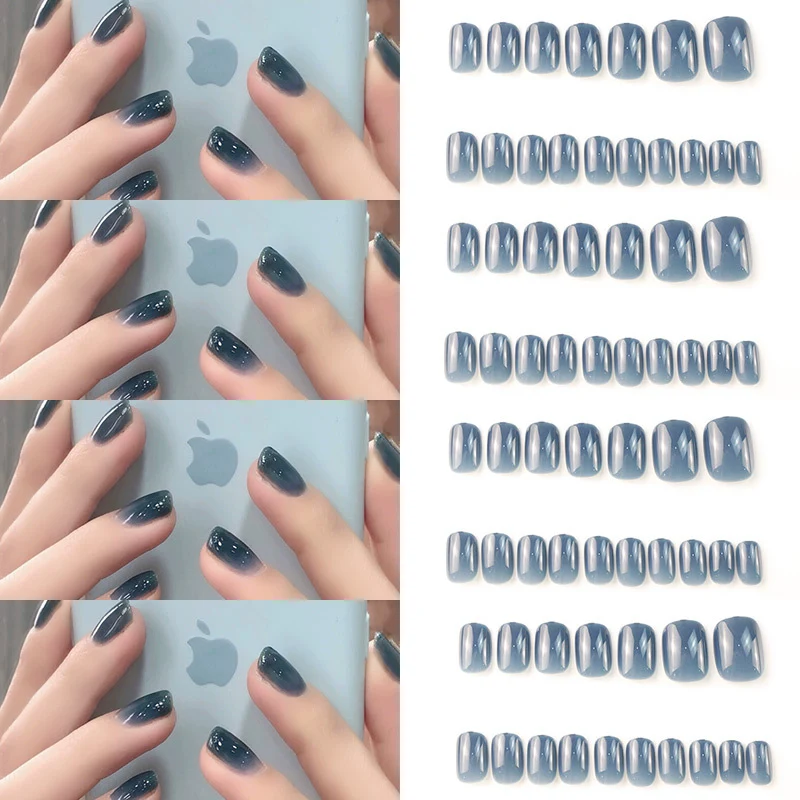 Modische Press-On-Nagelset