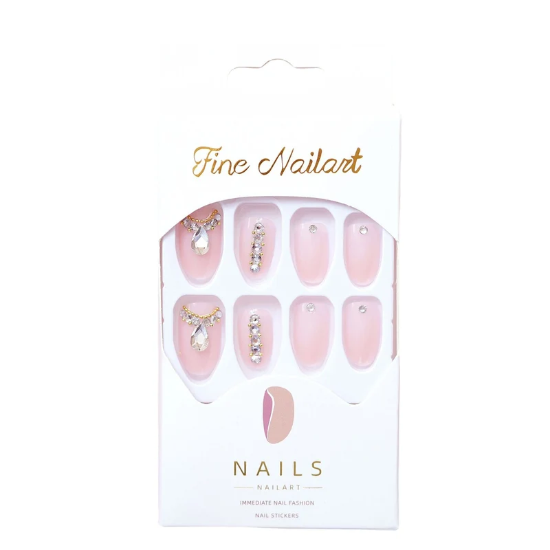 Elegantes eingebettetes Strass Nagelkunst Kit