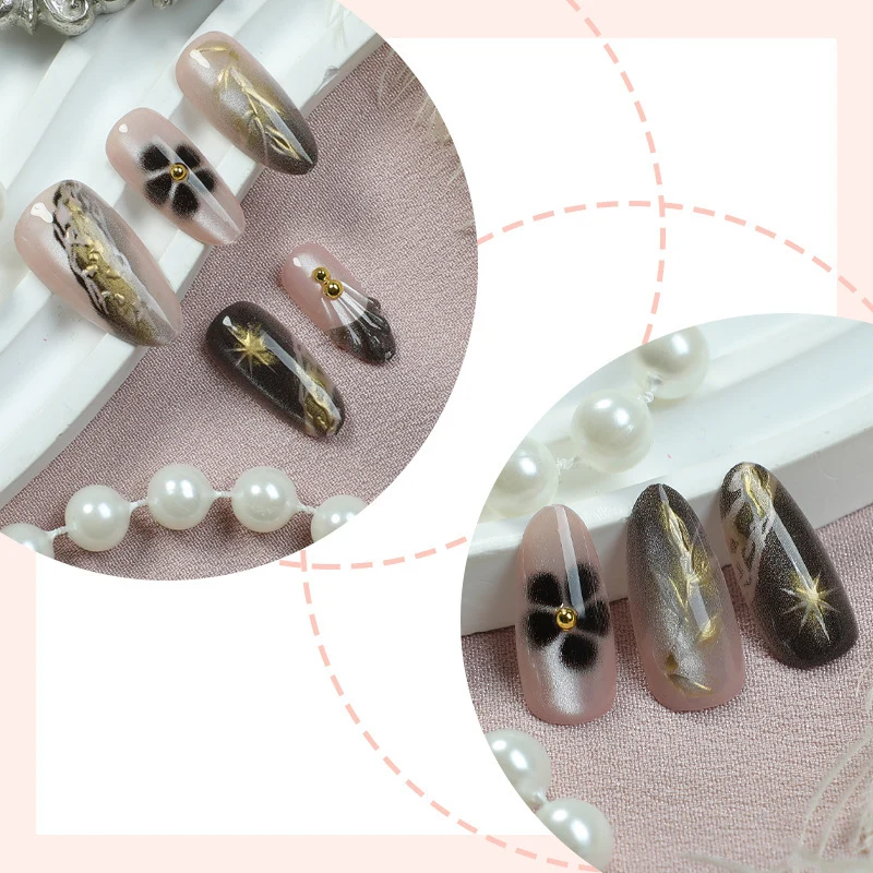 Elegantes Künstlerisches Press-On Nagelset