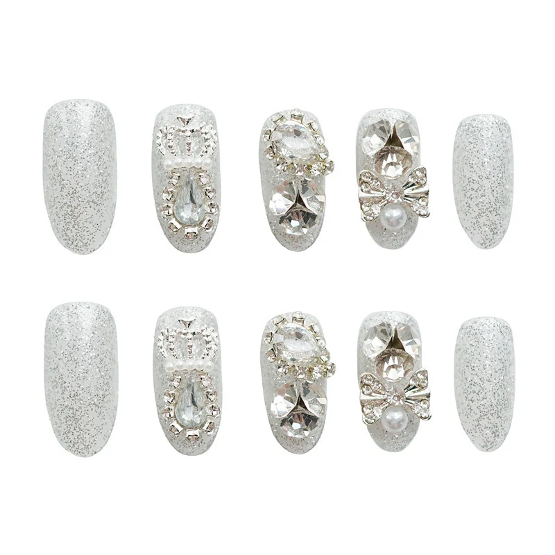 Dekorative Strass Press-On Nagelkunst 1790727058