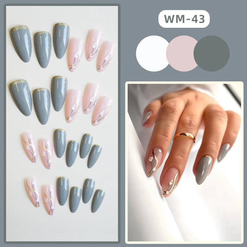Künstlerisches Press-On Nageldesign Set