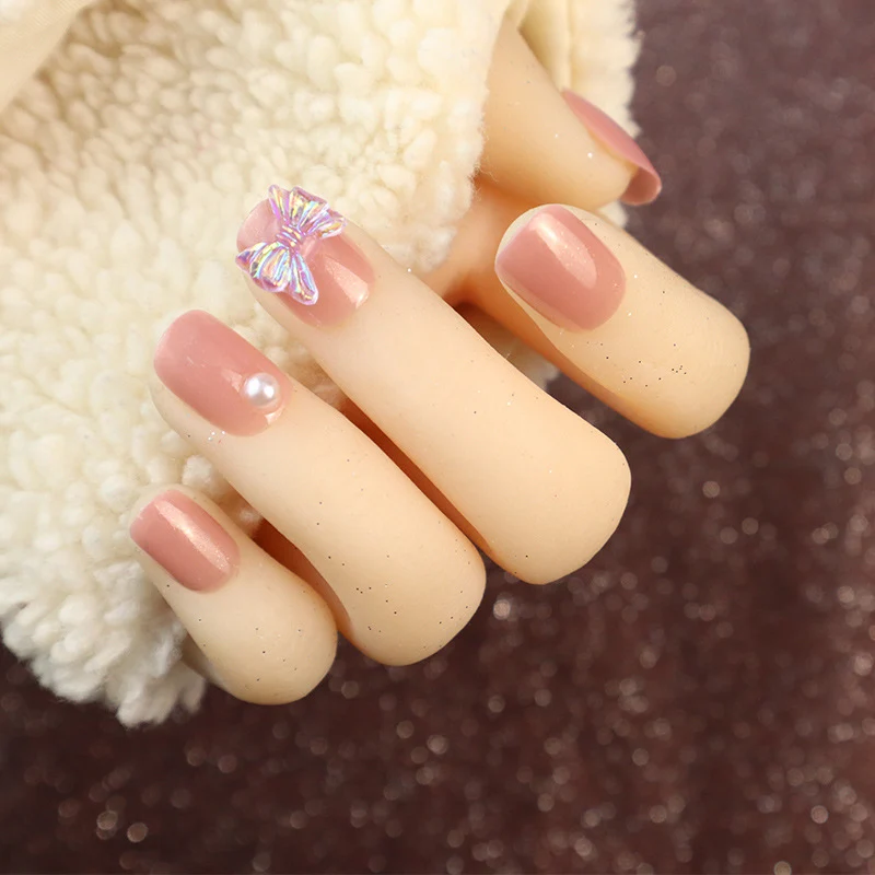 Künstlerisches Schmetterling-Verziertes Press-On Nagelset