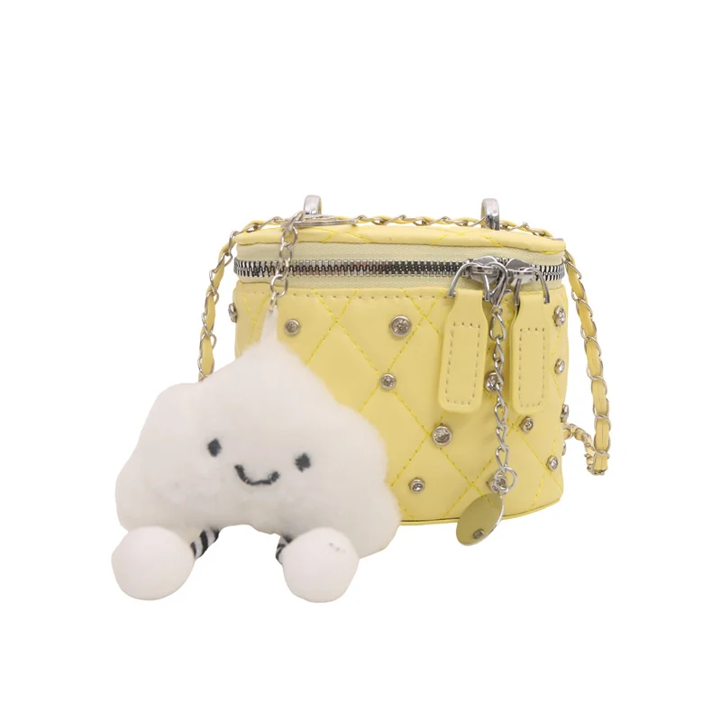 Trendige gesteppte Mini-Crossbody-Tasche