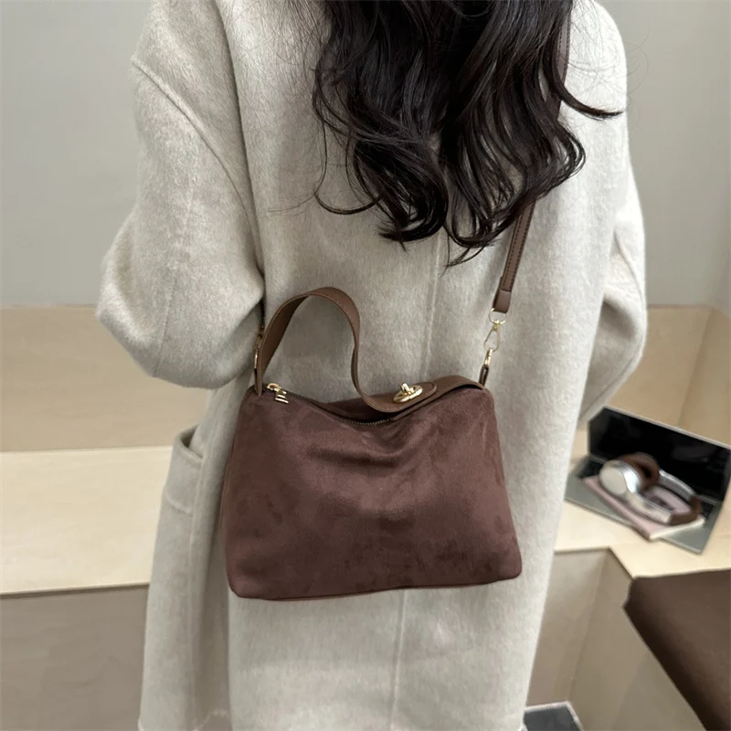 Wildleder Mini-Handtasche