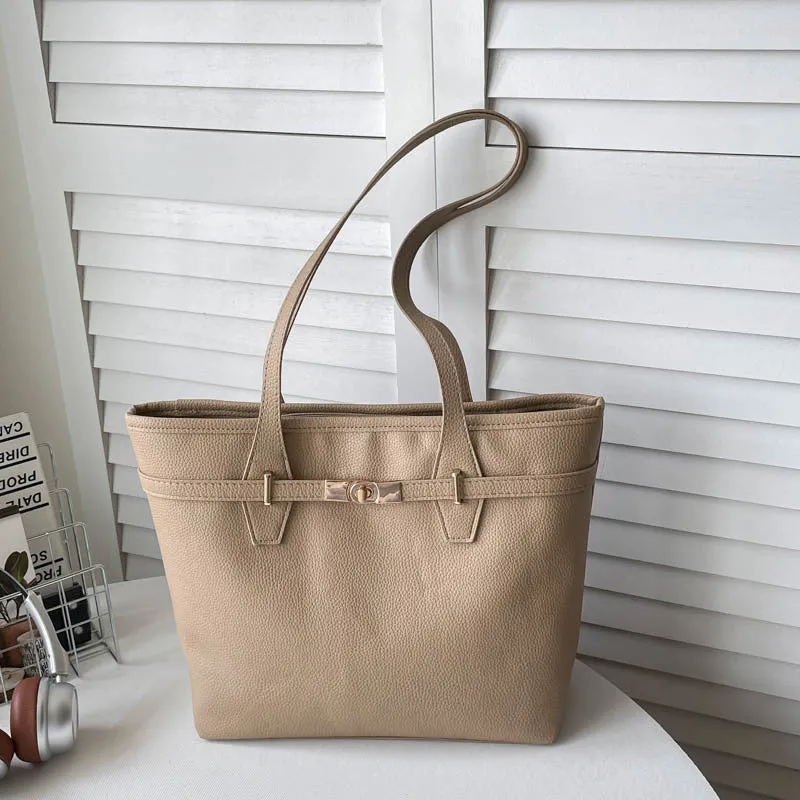 Stylische Strukturierte Tote Bag