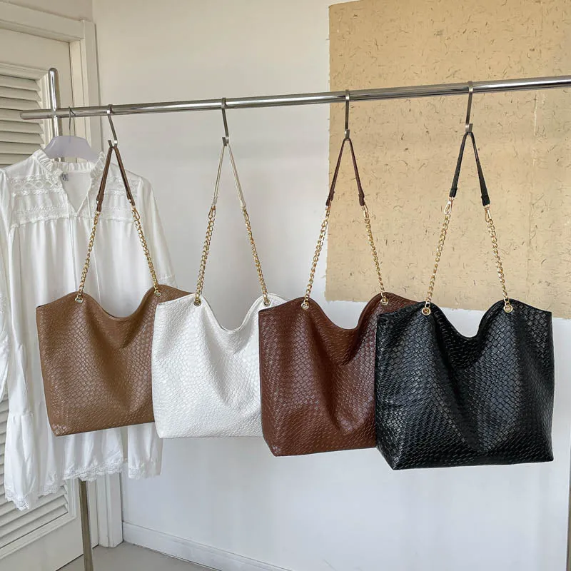 Elegante strukturierte Shopper-Tote-Tasche