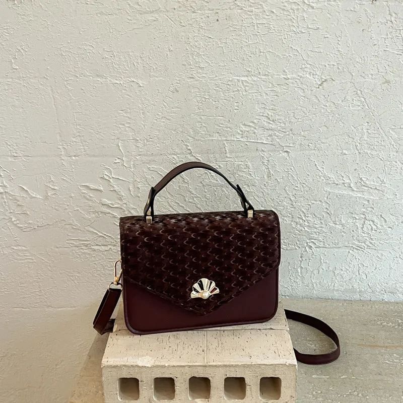 Elegante Texturierte Handtasche