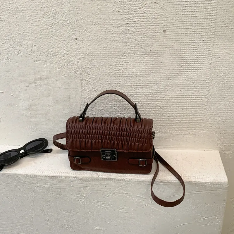 Elegante strukturierte Umhängetasche