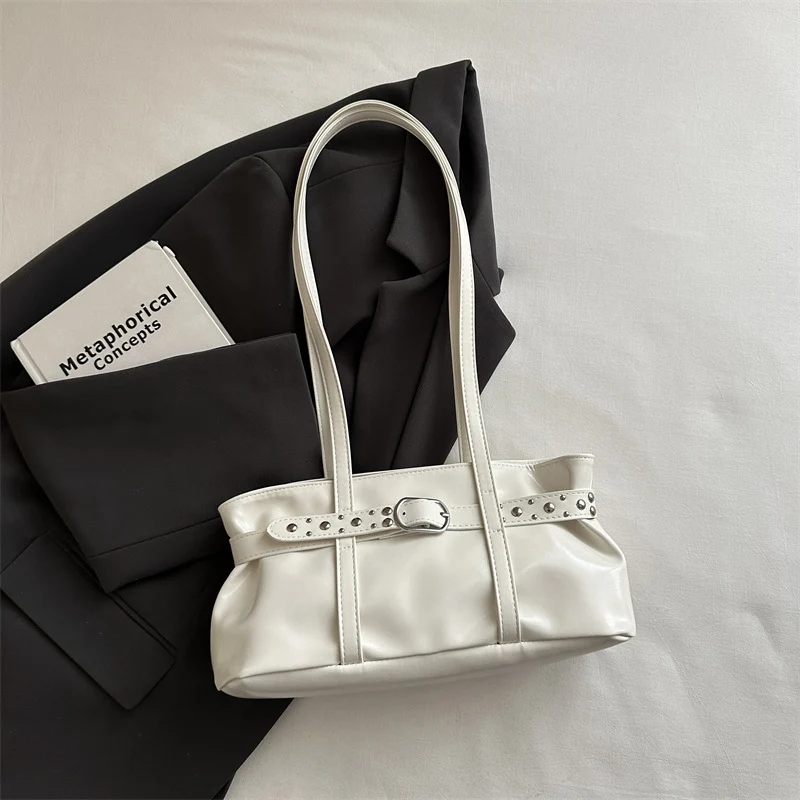Elegante weiche Kunstleder-Handtasche