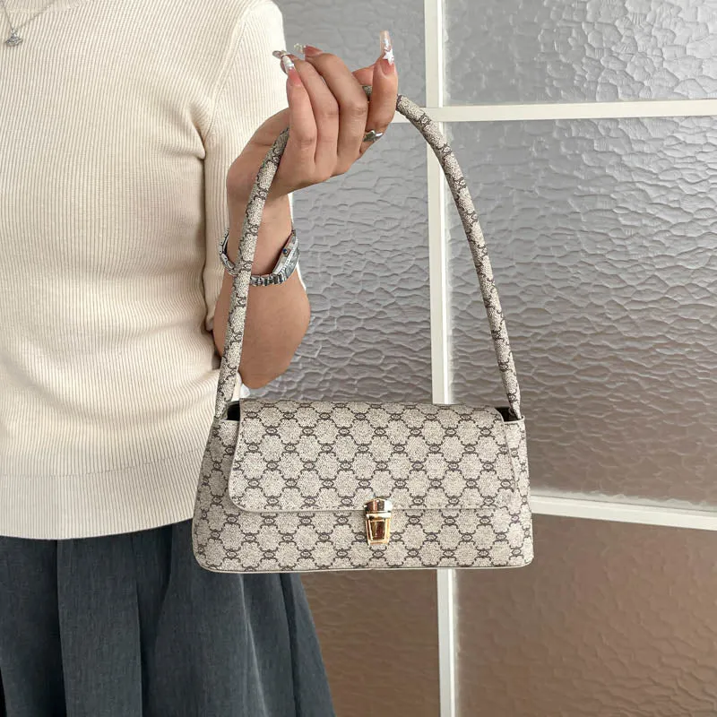 Designer gemusterte Handtasche