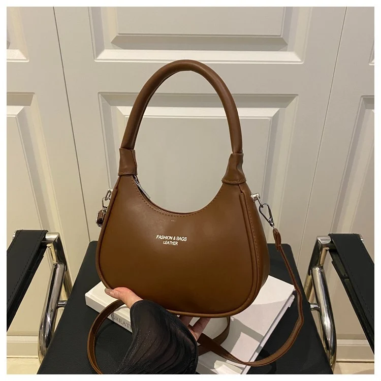 Chic Strukturierte Schultertasche